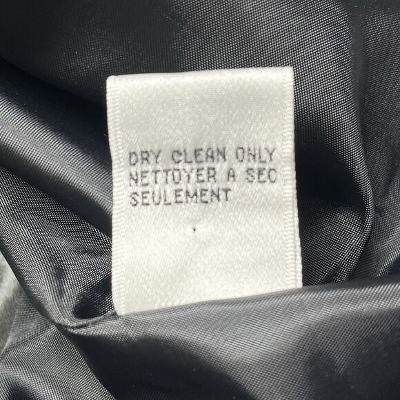 Talbots Vintage Black Velvet Shell Button Back Top 10 Victorian Goth Regency - Picture 8 of 11